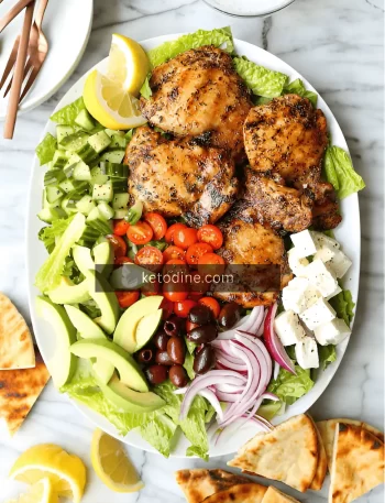 Greek Salad with Grilled Chicken