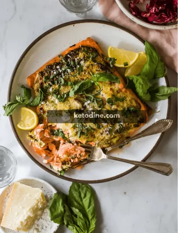 Keto Baked Parmesan Salmon