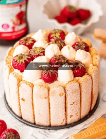 Low-Carb Strawberry Tiramisu Cake