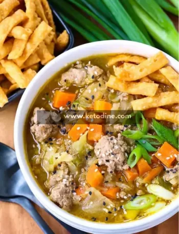 Low Carb Egg Roll Soup