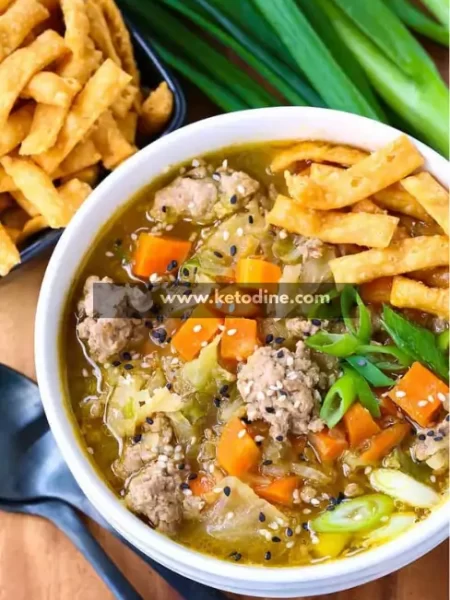 Low Carb Egg Roll Soup