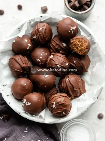 Keto Chocolate Brownie Truffles