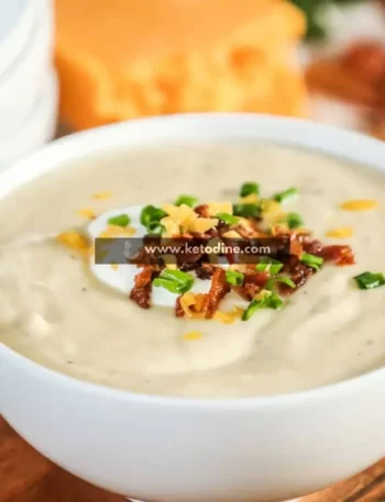Keto Instant Pot Cauliflower Soup