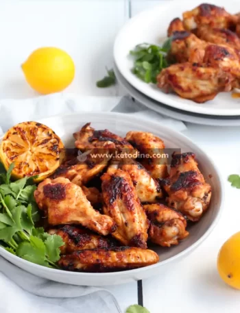 Keto Portuguese Sticky Chicken Wings