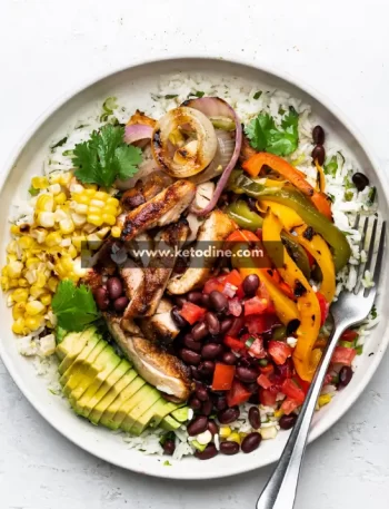 Chicken Fajita Bowl Salad