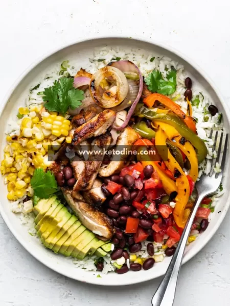 Chicken Fajita Bowl Salad