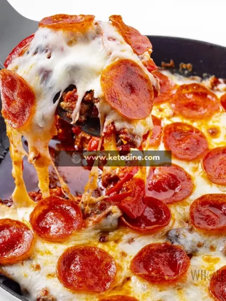 Crustless keto Pizza Bowl