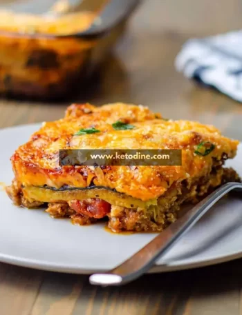 keto zucchini no noodle lasagna