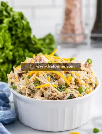Keto Chicken Bacon Ranch Salad