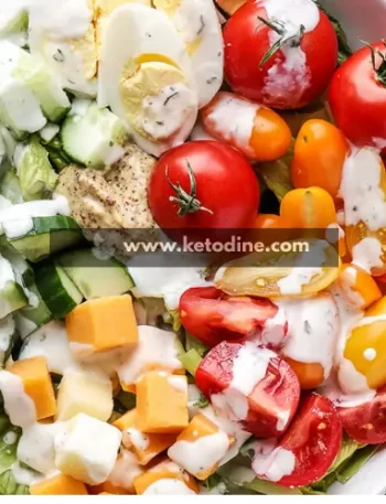 Vegetarian Keto Club Salad