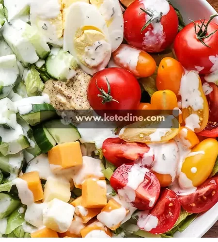 Vegetarian Keto Club Salad
