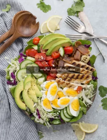 Low Carb Chicken Cobb Salad