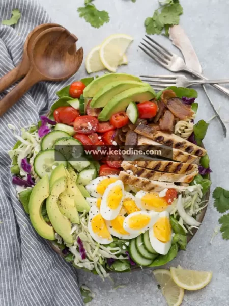 Low Carb Chicken Cobb Salad