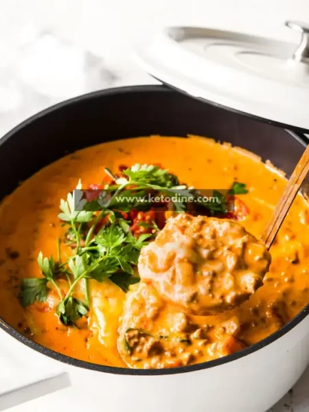 Keto Cheeseburger Soup