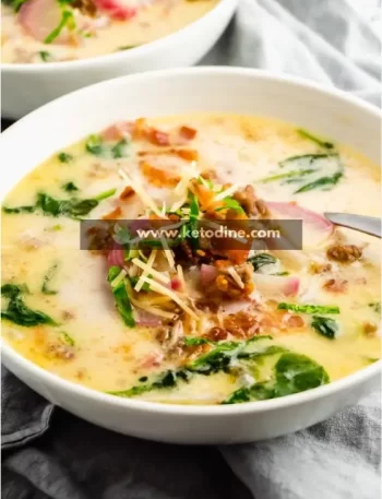 low carb keto zuppa toscana soup