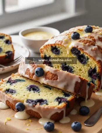 Keto Blueberry Lemon Bread