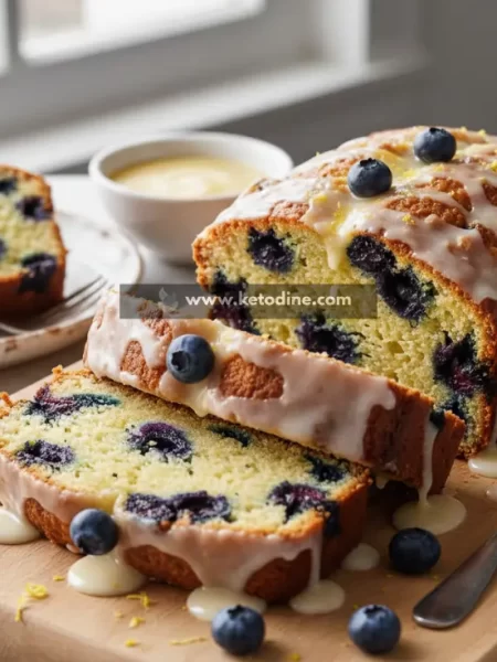 Keto Blueberry Lemon Bread
