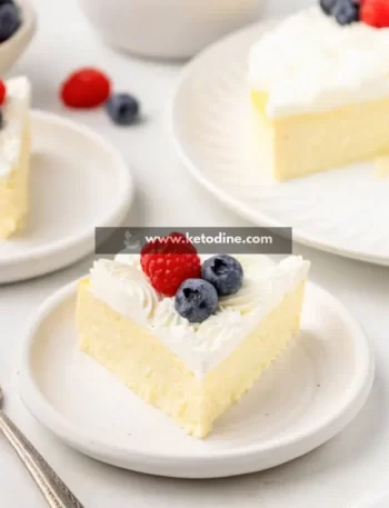 Easy 4-Ingredient Keto Protein Cheesecake