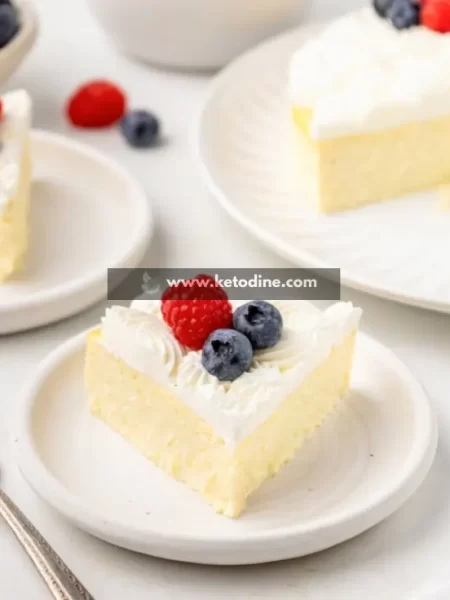 Easy 4-Ingredient Keto Protein Cheesecake