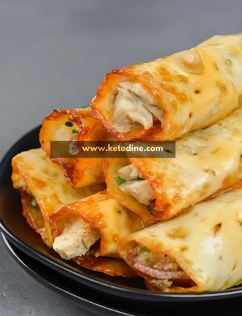 Keto Buffalo Chicken Taquitos