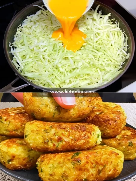 Low-Carb Cabbage & Egg Patties
