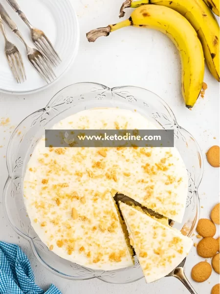 Low-Carb Banana Cheesecake Fluff Dessert