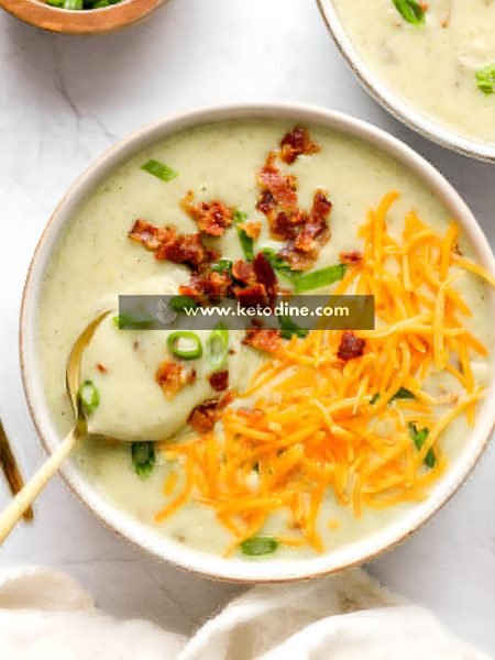 Healthy High Protein Broccoli Cheddar Soup