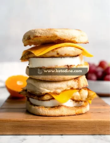 high protein Egg & Cheese Sandwich