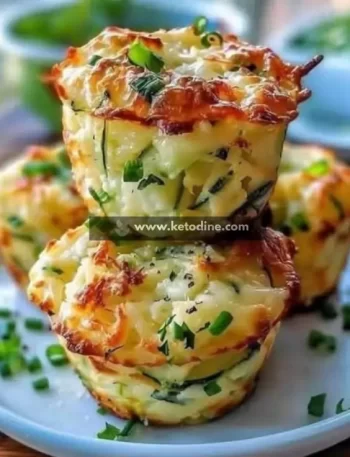 Crispy Parmesan Zucchini Potato Muffins