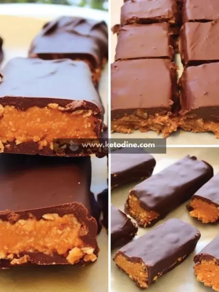 Keto Butterfinger Candy Bars