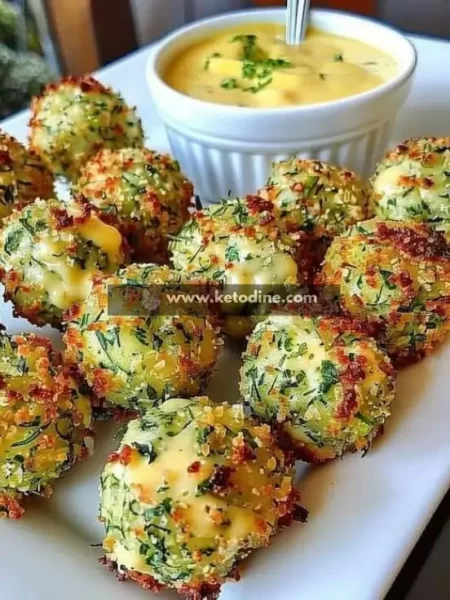Keto Air Fryer Veggie Balls