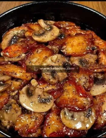 Honey Garlic Chicken with Mushrooms