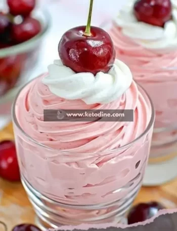 Keto Cherry Cheesecake Fluff