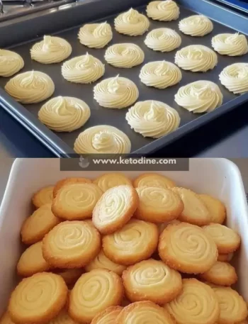 Keto Butter Cookies (Just 4 Ingredients!)
