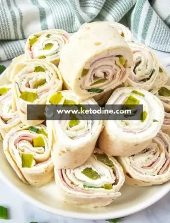Keto Pickle Dip Pinwheels