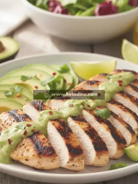 Keto Grilled Chicken with Avocado