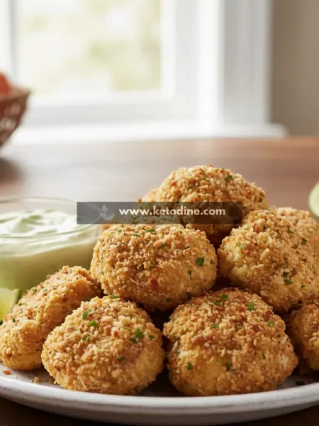 Keto Air-fried Crispy Cauliflower