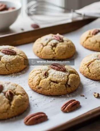 Keto Cream Cheese Pecan Cookies