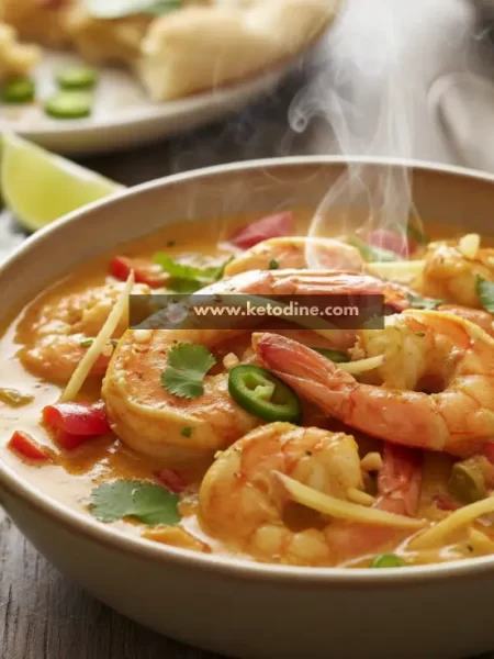 keto coconut curry shrimp