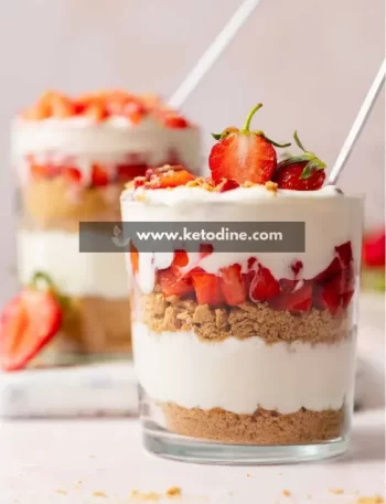 High-Protein Strawberry Cheesecake Jars (No-Bake, Creamy and Healthy)