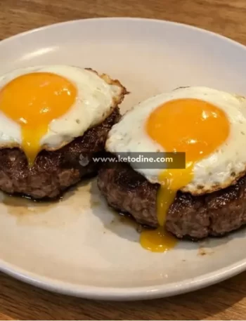 Beef Patties with Fried Eggs