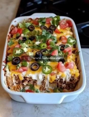 KETO TACO CASSEROLE