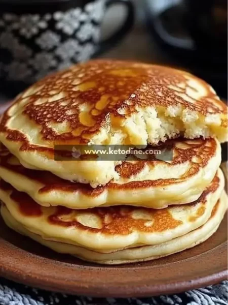Keto Banana Cottage Cheese Pancakes