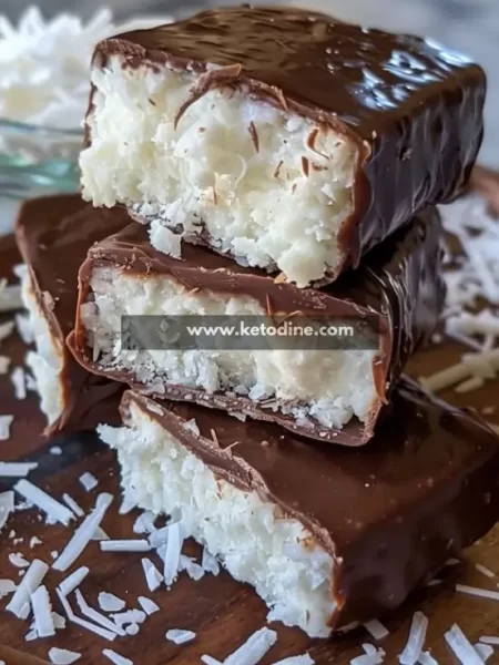 Keto Coconut Protein Bars