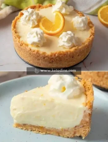 Low-Carb Creamy Keto Lemon Pie