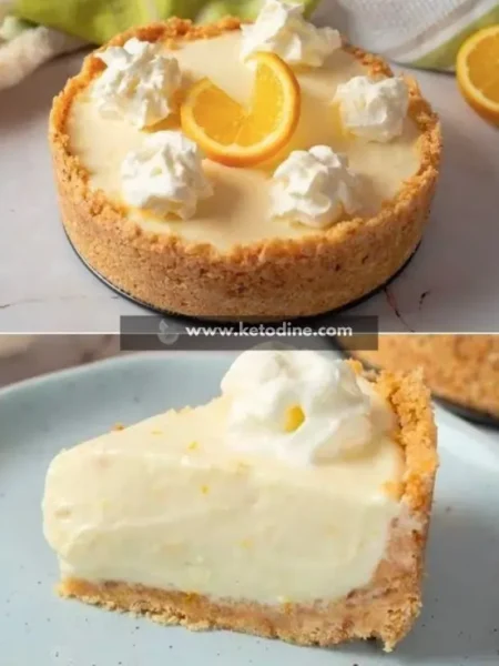 Low-Carb Creamy Keto Lemon Pie