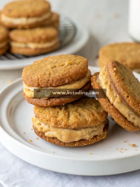 Zero-Carb Homemade Peanut Sandwich Cookies