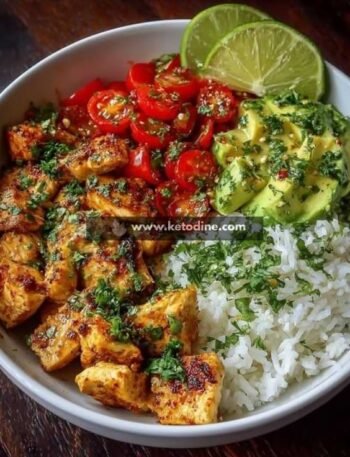 Honey Lime Chicken & Avocado Rice Bowl