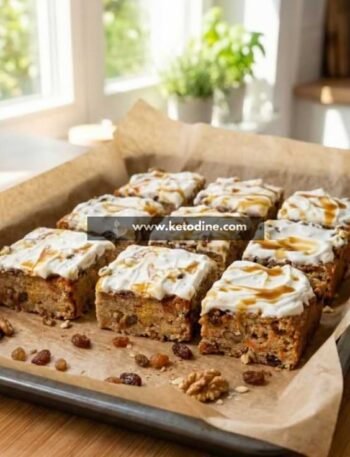 Healthy Oatmeal Carrot Cake Bars with Cream Cheese Frosting
