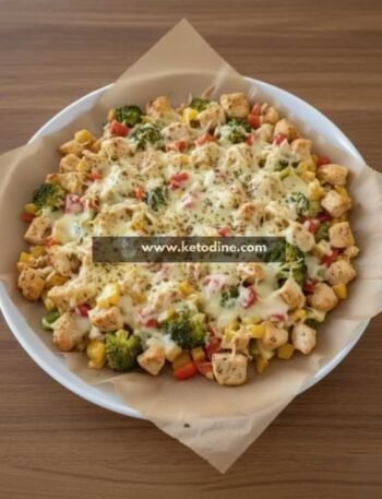 Cheesy Chicken & Veggie High-Protein Skillet